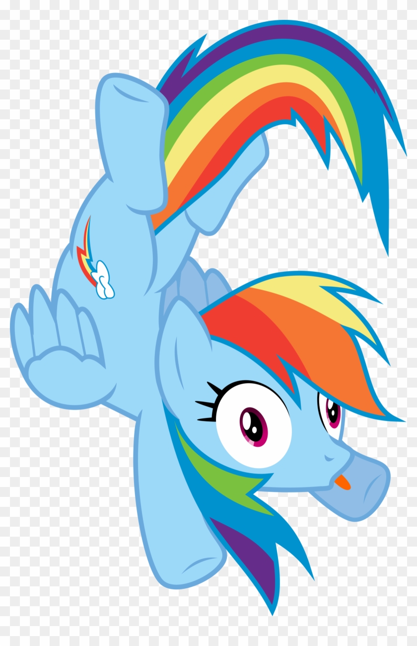 840x1300 Rainbow Dash Falls