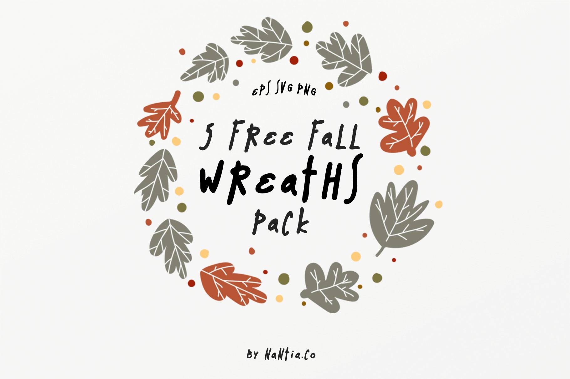 1820x1211 Welcome Fall! Fall Vector Wreaths Pack