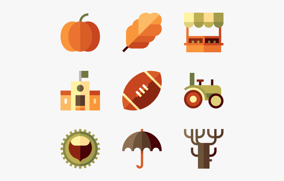 920x585 Autumn Vector Border