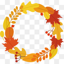 260x260 Download Free Png Fall Wreath Png, Vectors, And Clipart