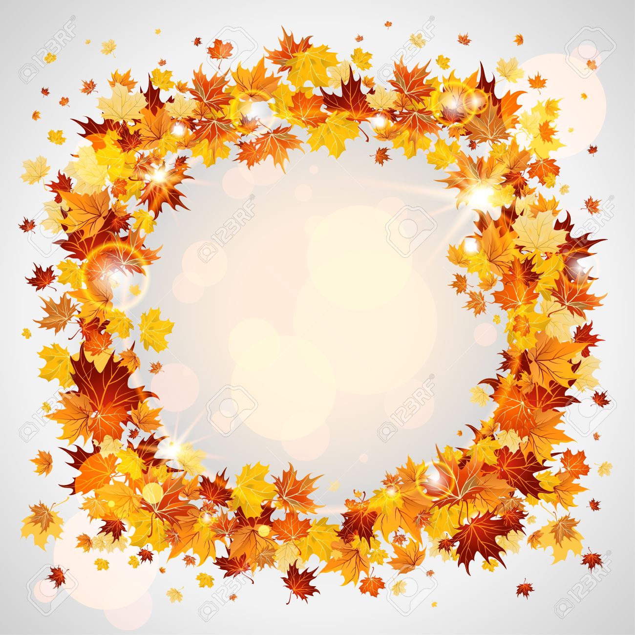 1300x1300 Fall Wreath Clipart