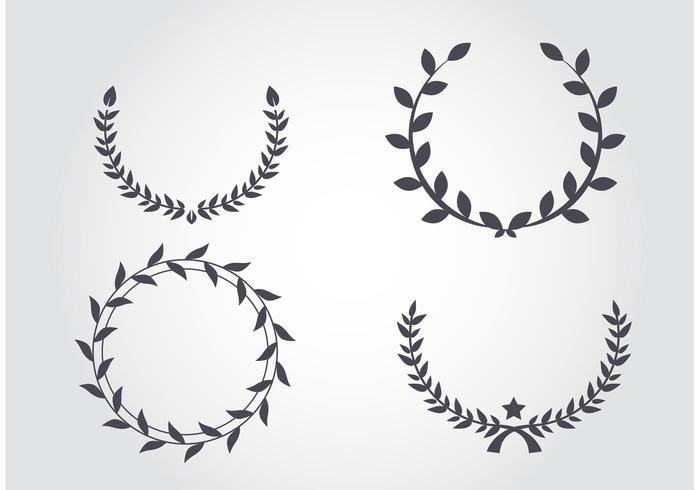 700x490 Antique Wreath Vectors