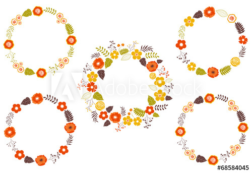 500x343 Fall Wreath Set