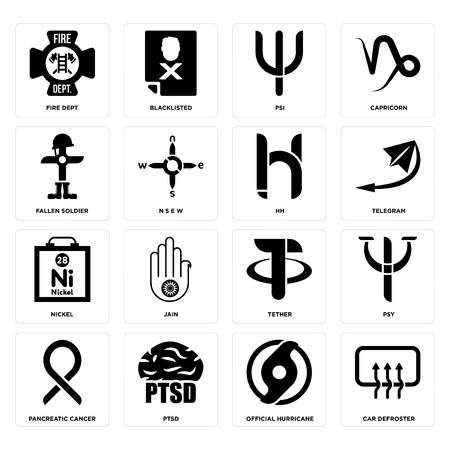 450x450 Set Of Simple Editable Icons Such As Car Defroster, Official