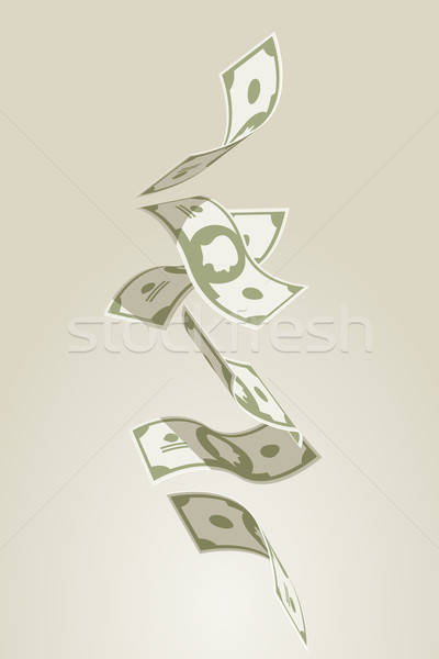 400x600 Vector Falling Money Collection Vector Illustration Sgursozlu