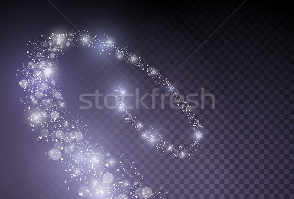 600x407 Falling Snow Vector Swirl Background Vector Illustration James