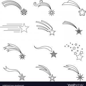 Falling Star Vector