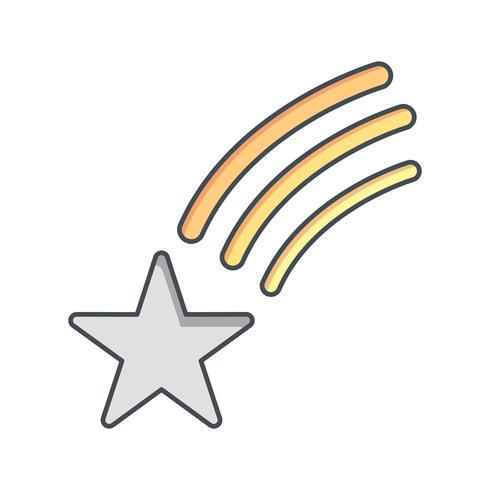 490x490 Falling Star Vector Icon