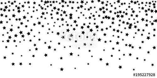 500x250 Abstract Flying Confetti Star A Falling Star Background Stock