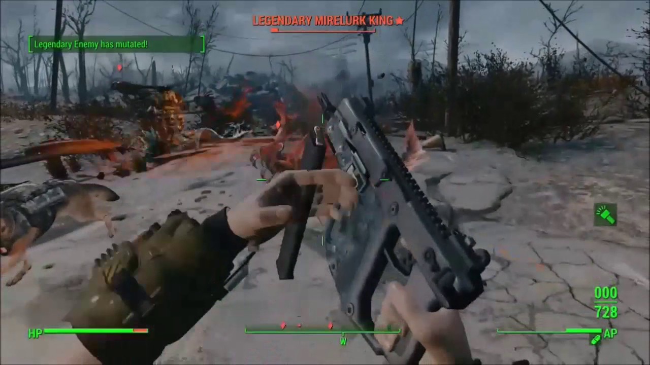 1280x720 Fallout Modern Firearms Mod Kriss Vector