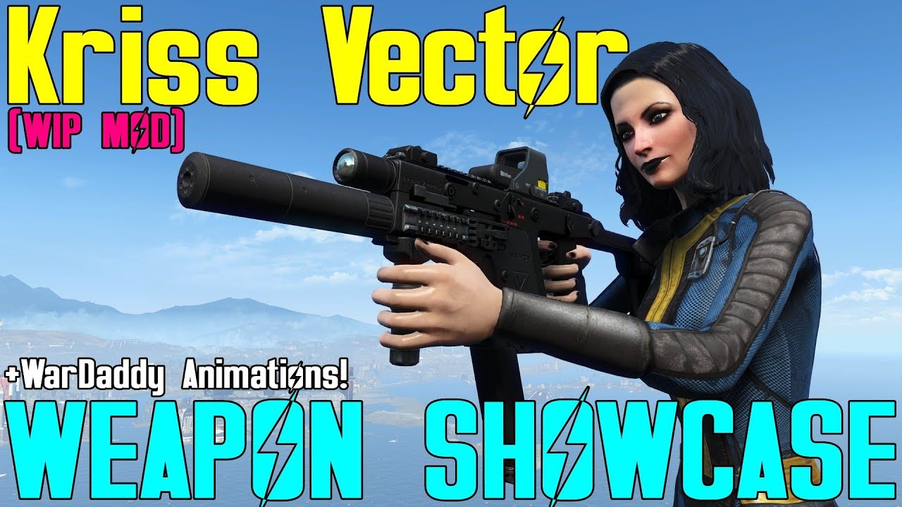 1280x720 Fallout Weapon Showcases Kriss Vector