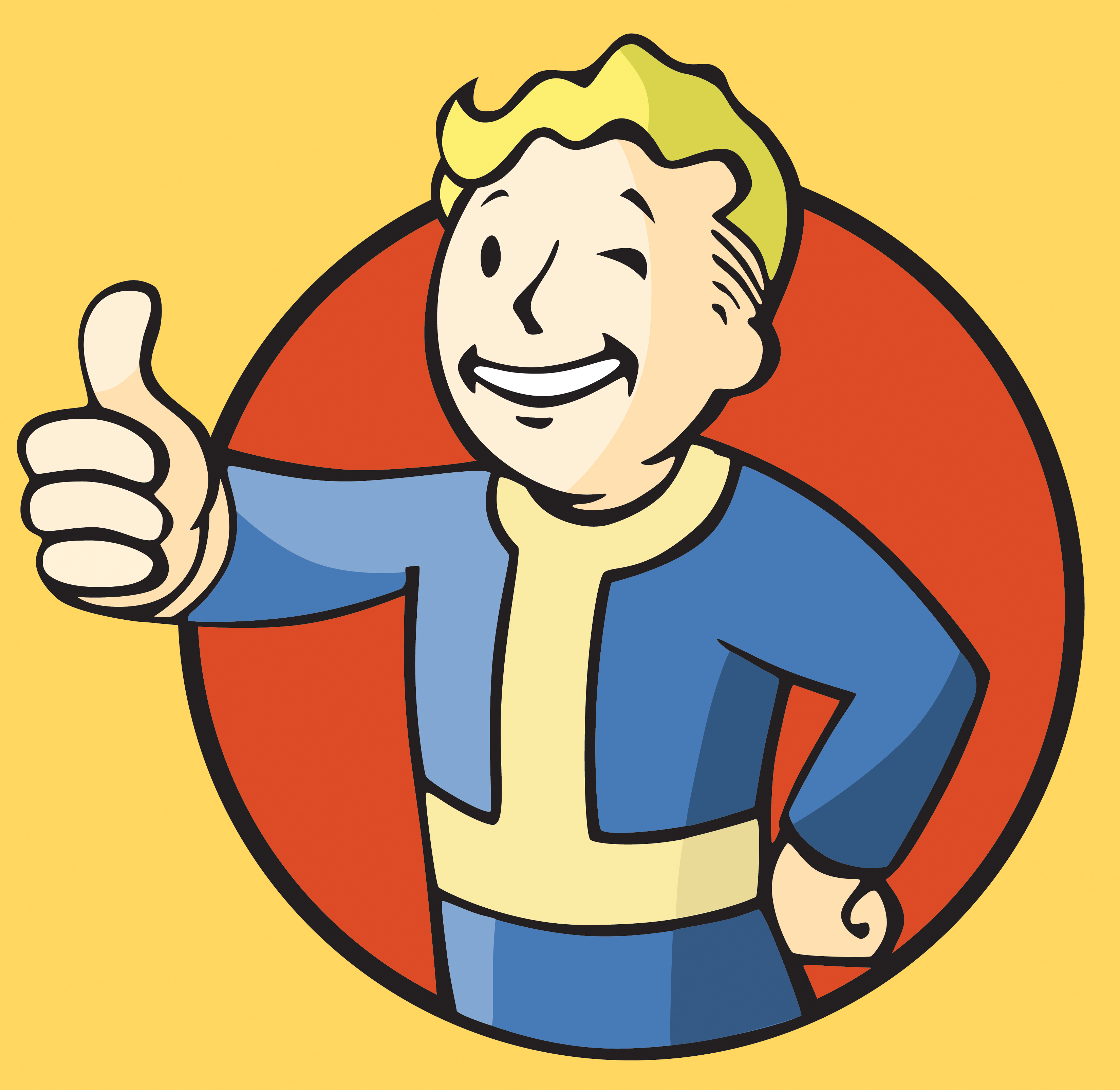 3300x3210 Free Download Vault Boy Vector