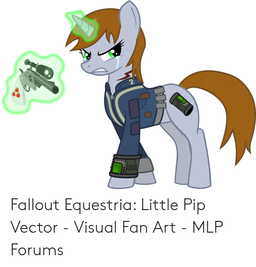 500x521 Fallout Equestria Little Pip Vector