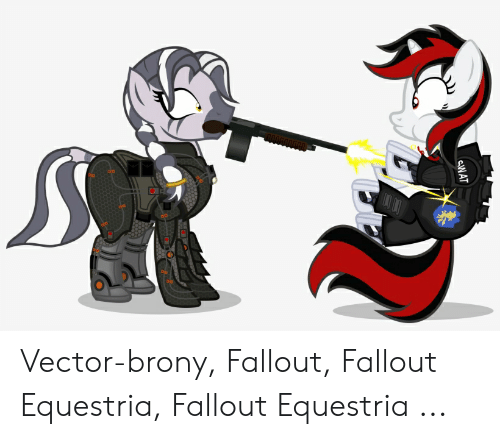 500x439 Swat Vector Brony Fallout Fallout Equestria Fallout Equestria