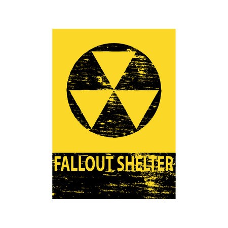 fallout shelter symbol on person