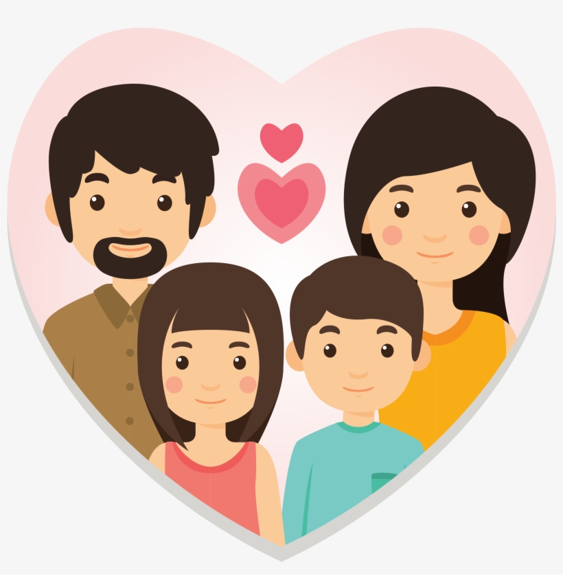 820x837 Del Vector De La Familia