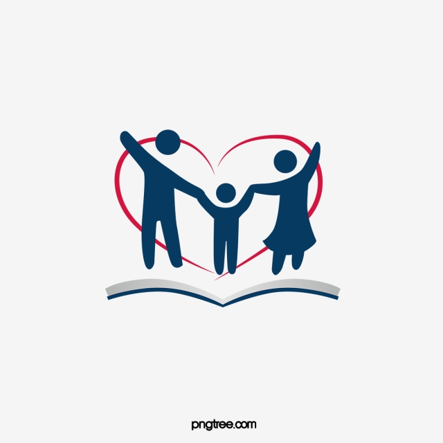 640x640 Standing Family Book, Vector, Family Education, Education Books