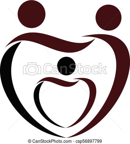 426x470 Familia Vector, Plantilla, Logotipo, Cuidado