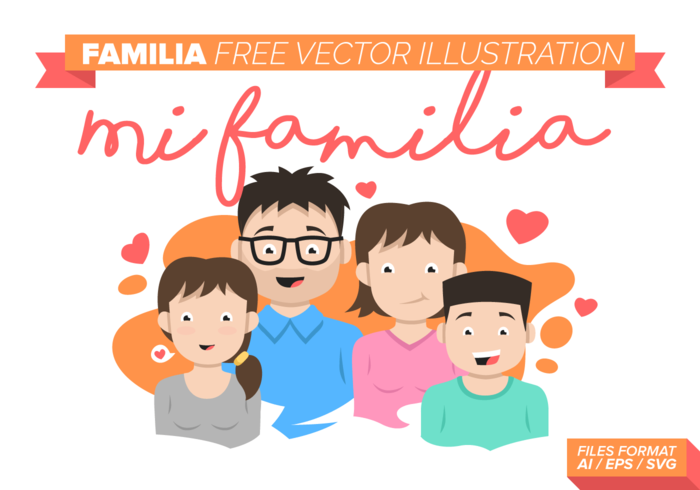 700x490 Familia Vector Illustration