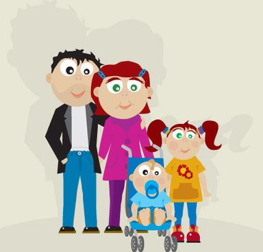 384x368 Family Free Vector Download
