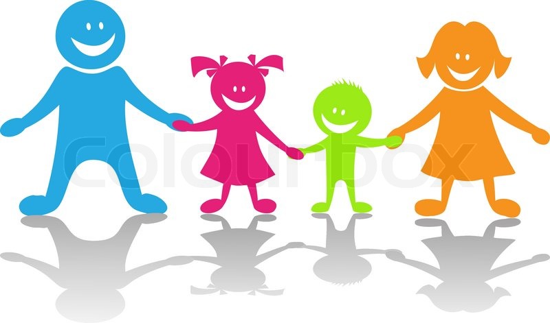 800x471 Happy Family Cartoon Vector Stock Vector Colourbox