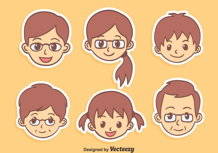700x490 Nice Cartoon Family Vector