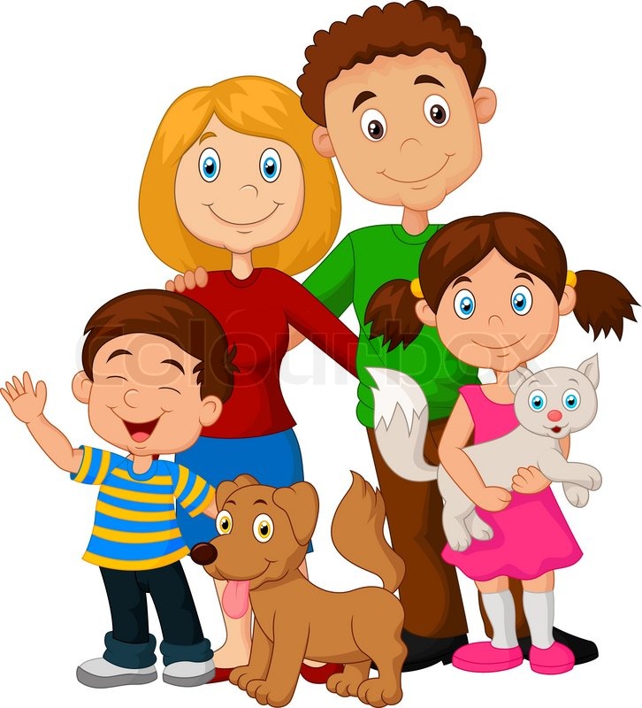 726x800 Vector Illustration Of Happy Family Stock Vector Colourbox