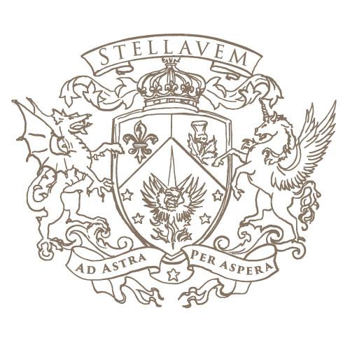 500x500 Custom Family Crest Print