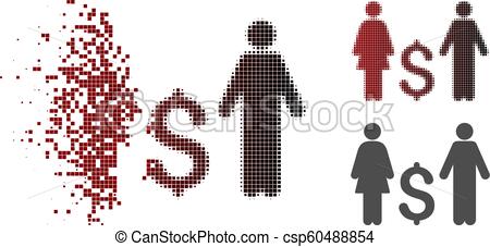 450x227 Damaged Dotted Halftone Family Dollar Icon Family Dollar Icon