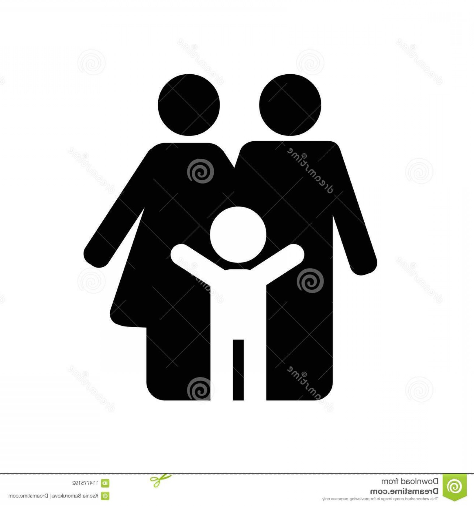 1560x1668 Family Icon Mom Dad Child Symbol Vector Flat Image Soidergi