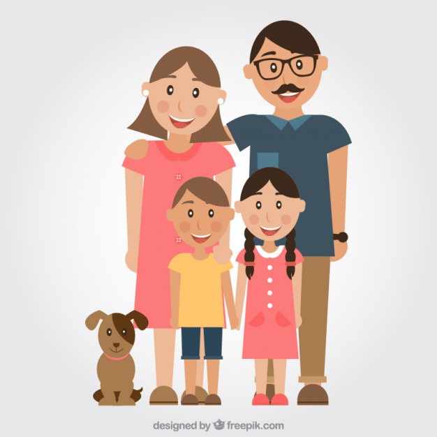 Family Illustration Vector Free Download 626x626 Family Illustration Vector Free Download