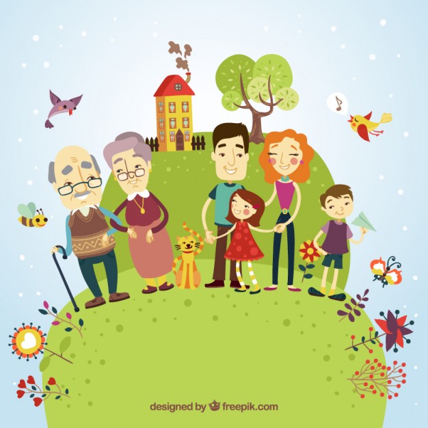 Family Illustration Vector At Vectorified.com 