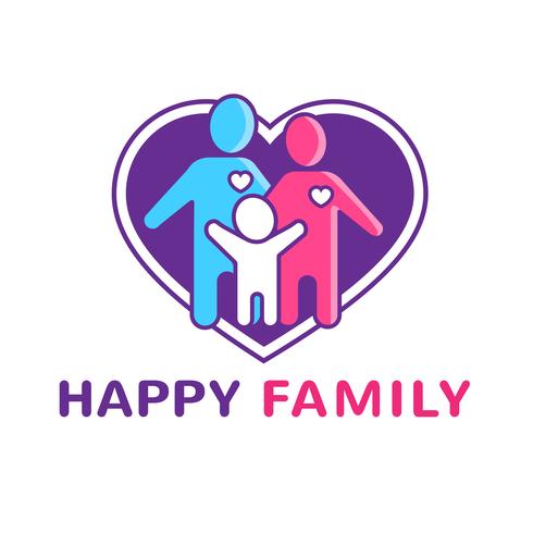 Family Logo Illustration 490x490 Family Logo Illustration