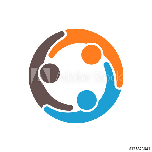 People Logo, Family Logo, Vector Logo Illustration 500x500 People Logo, Family Logo, Vector Logo Illustration