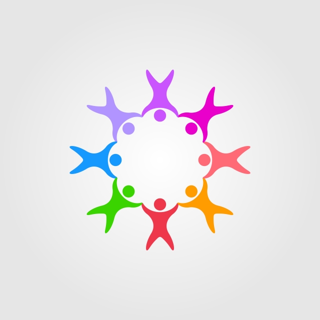 Circle People Family Together Human Unity Logo Vector Template 640x640 Circle People Family Together Human Unity Logo Vector Template