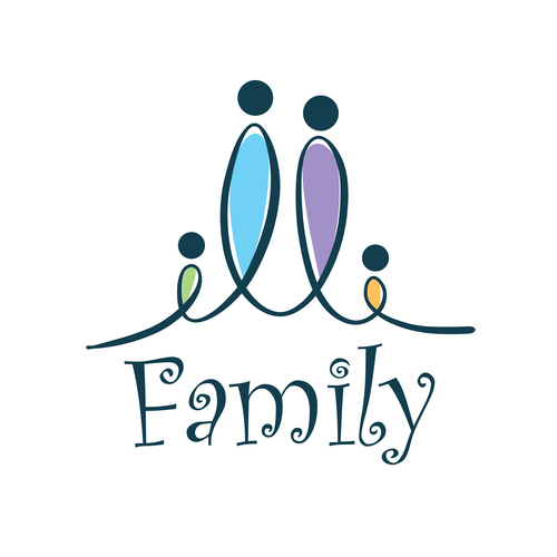 Creative Family Logos Vector Material Free Download 500x500 Creative Family Logos Vector Material Free Download