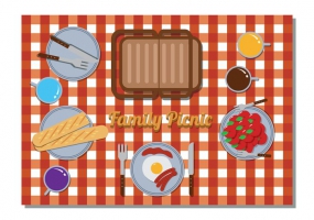 285x200 Picnic Background Free Vector Graphic Art Free Download