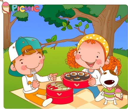 431x368 Vector Picnic Free Vector Download