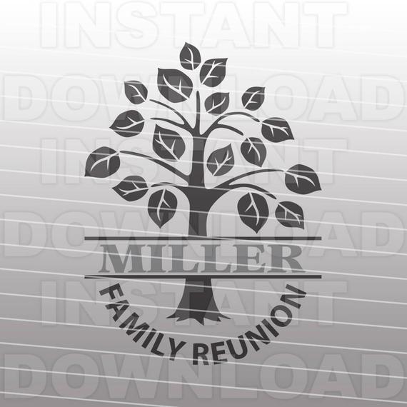570x570 Family Reunion Filename Monogram Family Tree Etsy
