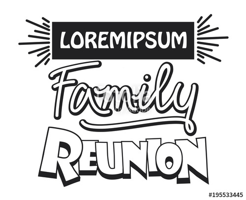 Family Reunion Design Template Stock Image And Royalty Free 500x406 Family Reunion Design Template Stock Image And Royalty Free