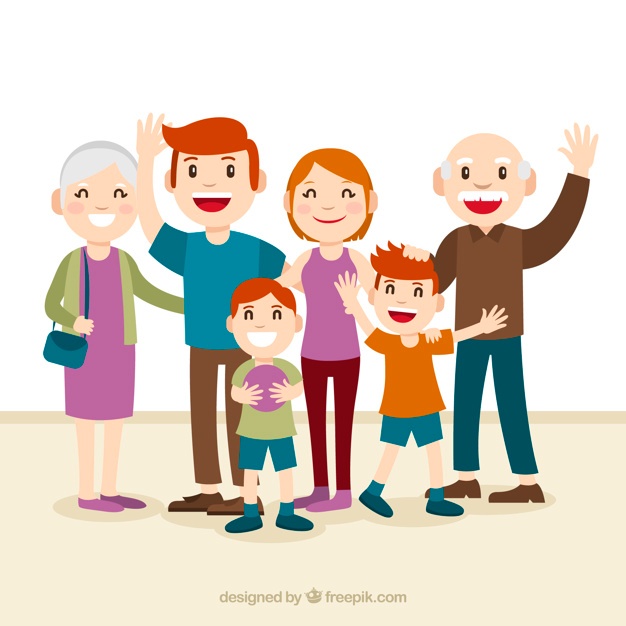 Big Happy Family With Flat Design Vector Free Download 626x626 Big Happy Family With Flat Design Vector Free Download