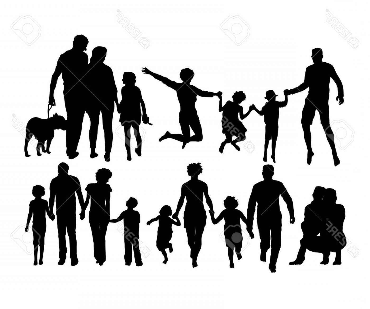 Family Silhouette Vector Art Createmepink 1560x1303 Family Silhouette Vector Art Createmepink