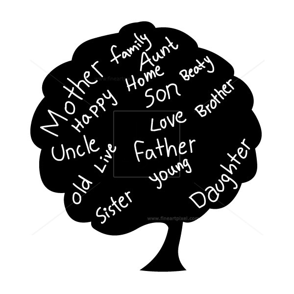 600x600 Family Tree Silhouette Free Vectors, Illustrations, Graphics, Clipart