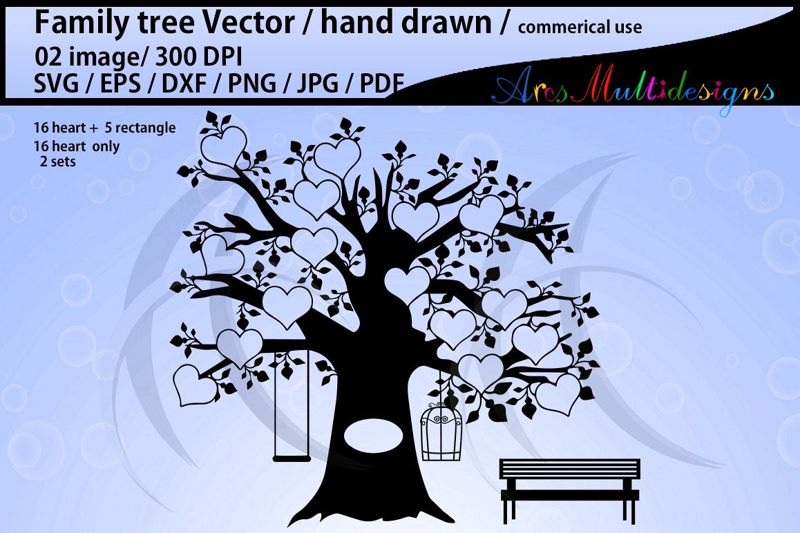 1158x772 Family Tree Clipart Dxf, Png, Pdf, Family Tree