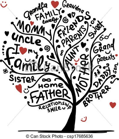 404x470 Clipart Family Tree