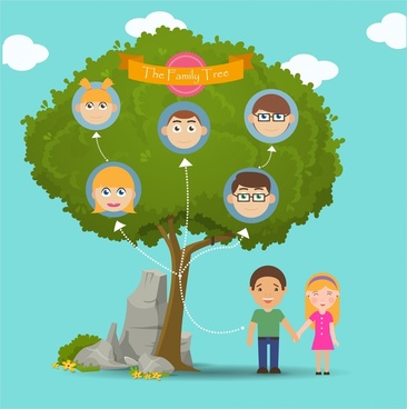 Family Tree Vector Art at Vectorified.com | Collection of Family Tree ...