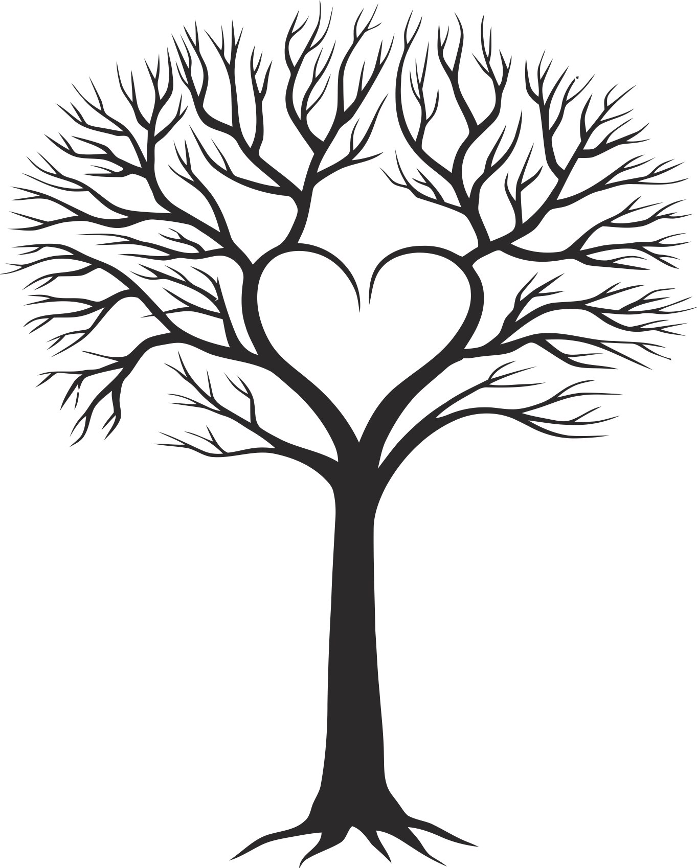 Family Tree With Heart Free Vector Cdr Download 1363x1698 Family Tree With Heart Free Vector Cdr Download