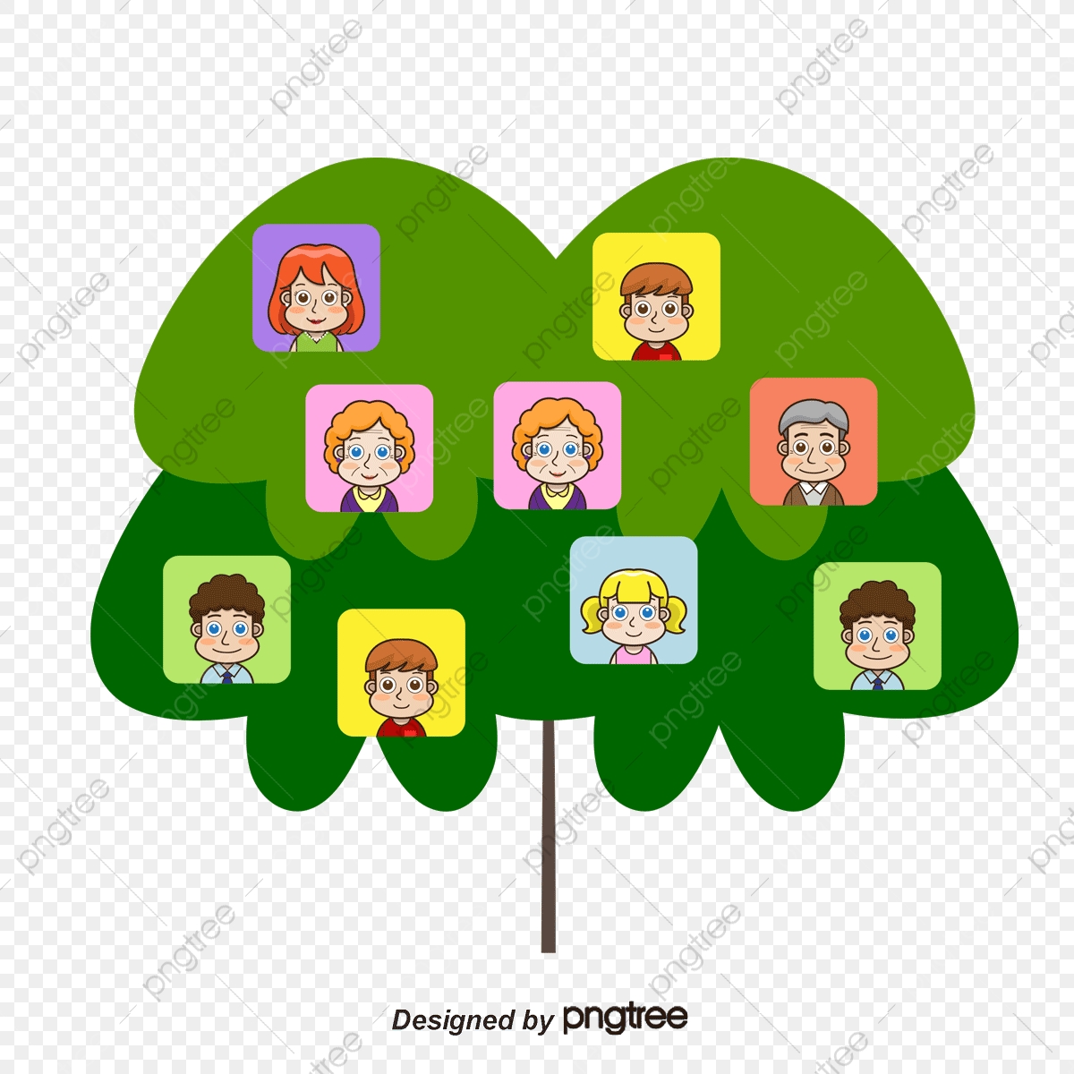 1200x1200 My Family Tree, Vector Material, Happy Family, Happy Family Png