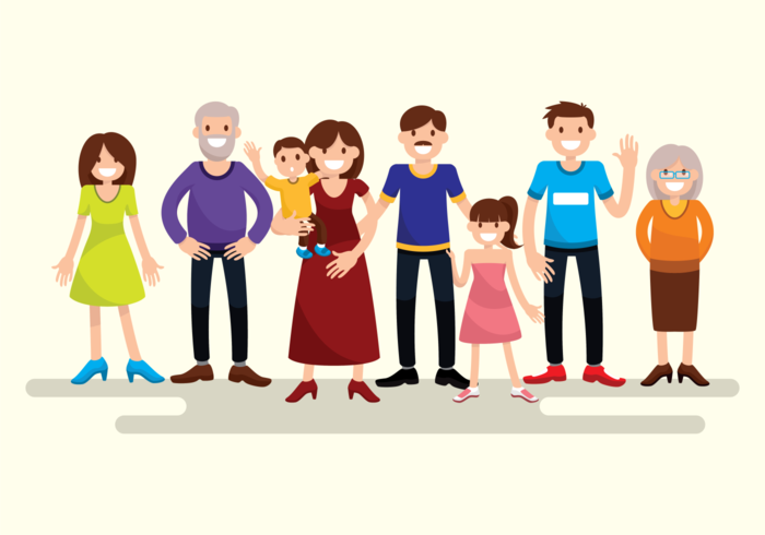 700x490 Family Free Vector Art