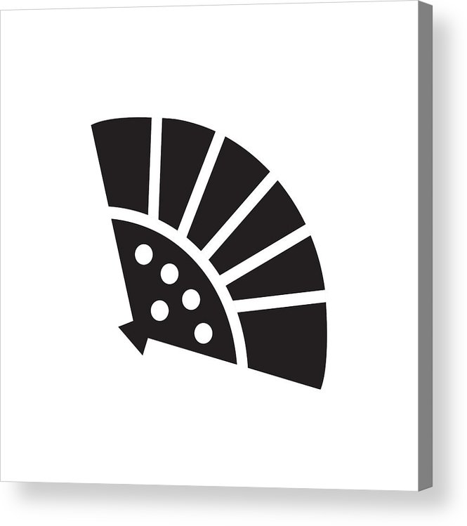 665x749 Tessen Fan Icon Vector Sign And Symbol Isolated On White